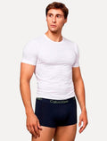 Cueca Calvin Klein Low Rise Trunk Green Azul Marinho C12.01 AZ08 1UN