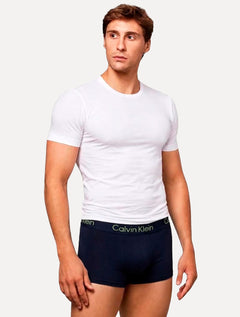 Cueca Calvin Klein Low Rise Trunk Green Azul Marinho C12.01 AZ08 1UN
