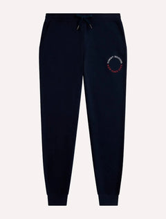 Calça Tommy Hilfiger Moletom Monotype Roundall Azul Marinho