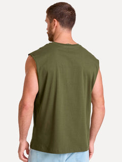 Regata John John Masculina Relaxed Fit Dust Logo Verde Militar