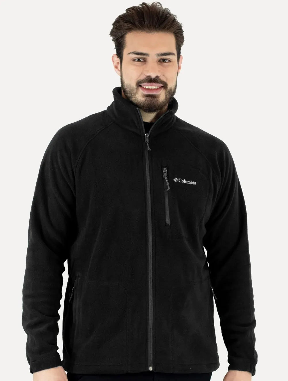 Jaqueta Columbia Fleece Fast Trek II Full Zip Preta