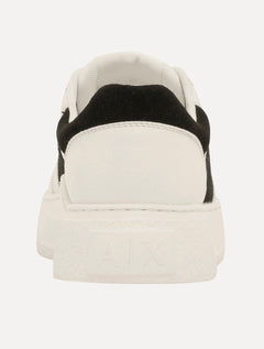 Tênis Armani Exchange Masculino Sneaker Print Logo Panelled Off-White