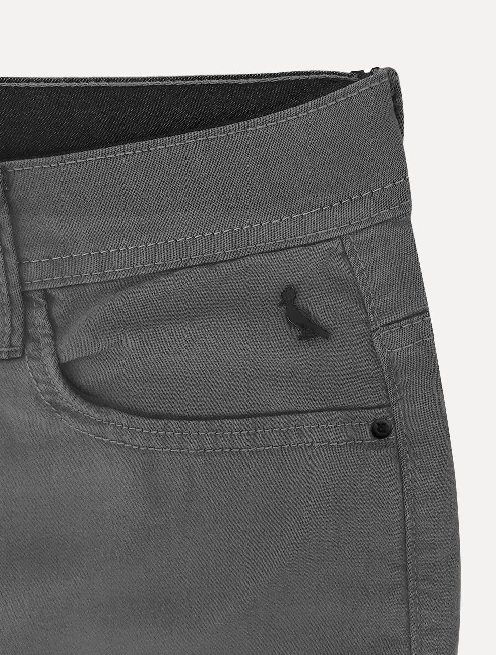 Calça Reserva Jeans Masculina Slim Color Cinza Claro