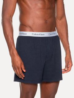 Cueca Calvin Klein Samba Canção Modal Logo Mescla/Marinho1UN