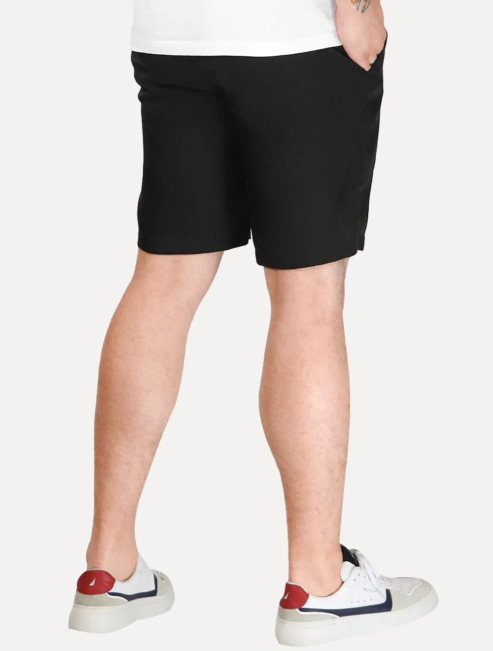 Short Calvin Klein Masculino Jeans Color Cós Elástico Silk Lateral Preto