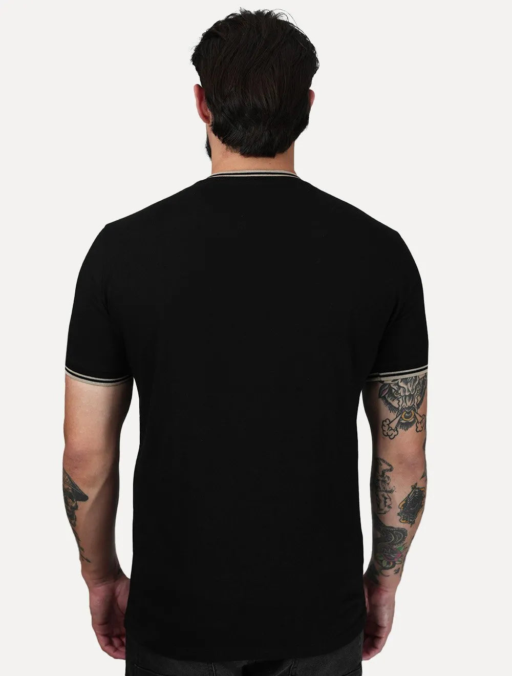 Camiseta King & Joe Masculina Premium Cotton Sport Preta