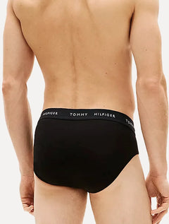 Cueca Tommy Hilfiger Cotton Classic Brief Preta Pack 5UN