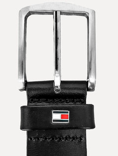 Cinto Tommy Hilfiger Masculino New Denton 3.5 Belt Preto