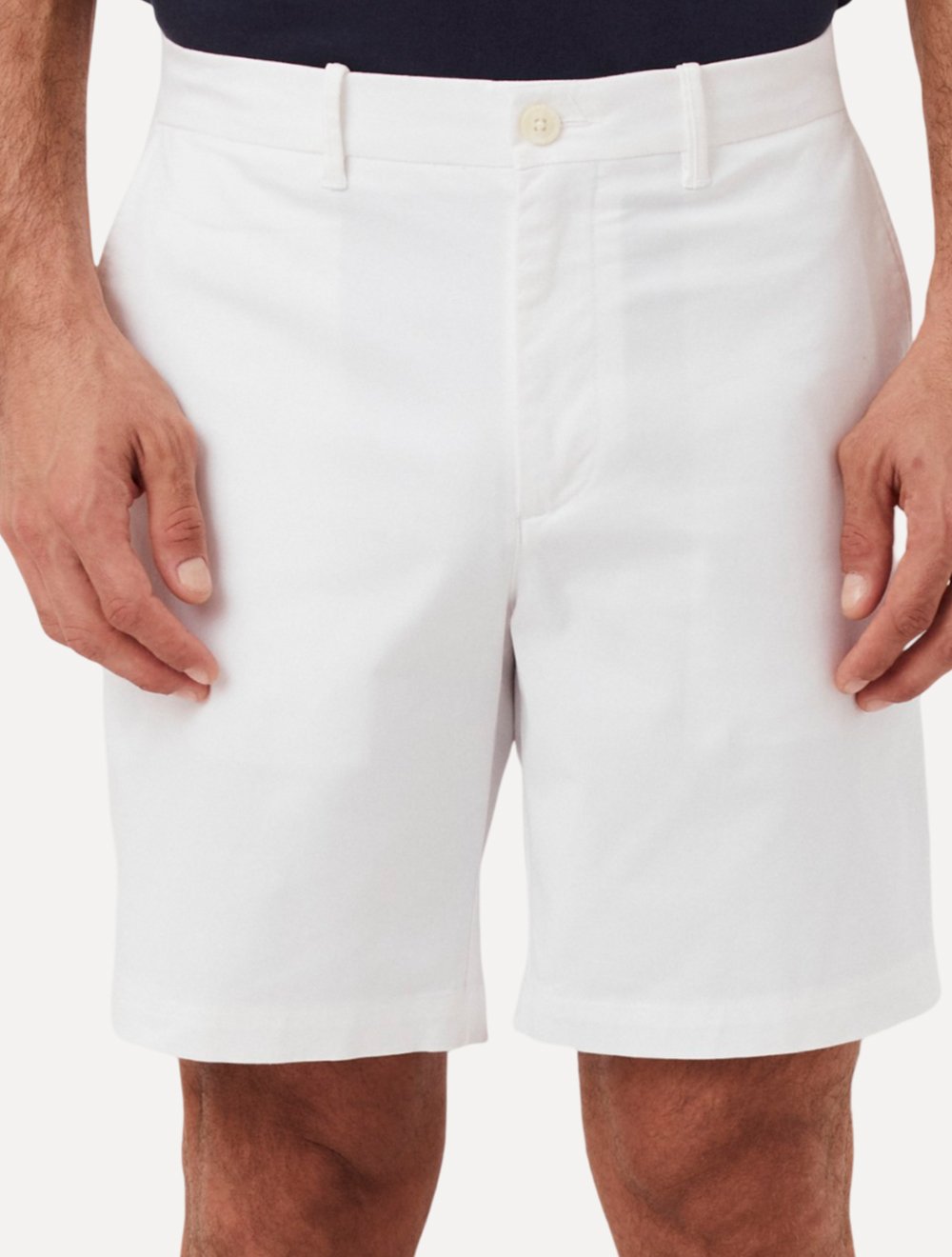 Bermuda Original Penguin Masculina Slim Sarja Chino Button Branca