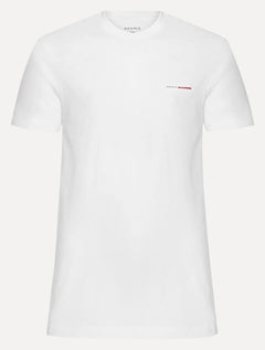 Camiseta Aramis Masculina Estampa Assinatura 1995 Peito Branco