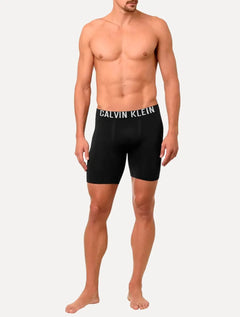 Cueca Calvin Klein Long Boxer Intense Power Seamless Eco Preta