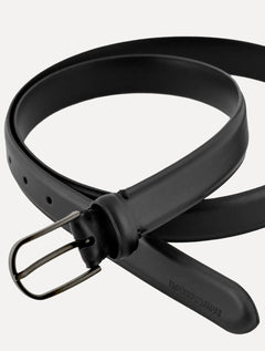 Cinto Masculino Emporio Armani Couro Liso Preto