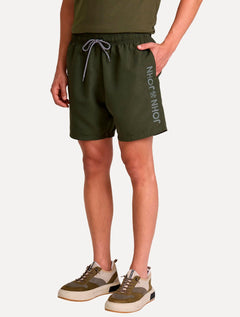 Short John John Masculino Fiji Dark Verde Escuro