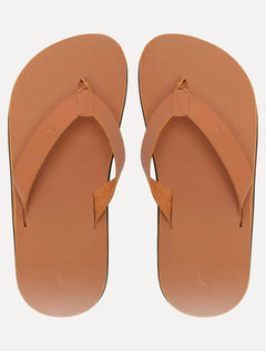 Chinelo Reserva Masculino RSV Deck 2.0 Couro Marrom
