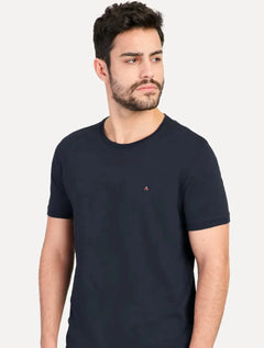 Kit Camisetas Aramis | Basic Lisa Preta/Azul Marinho