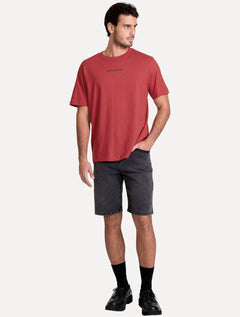 Camiseta John John Masculina Relaxed Fit Lost Vermelho