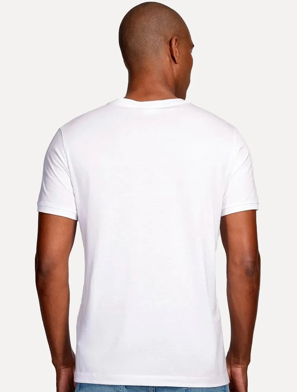 Camiseta Aramis Masculina Basic Lisa Mono Icon Branca