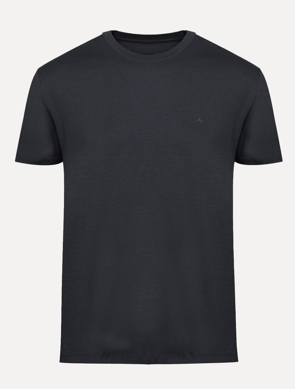 Camiseta Aramis Masculina Basic Lisa Mono Icon Cinza Escuro