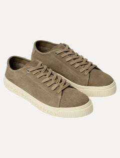 Tênis John John Masculino Couro Heaven Soft Suede Khaki