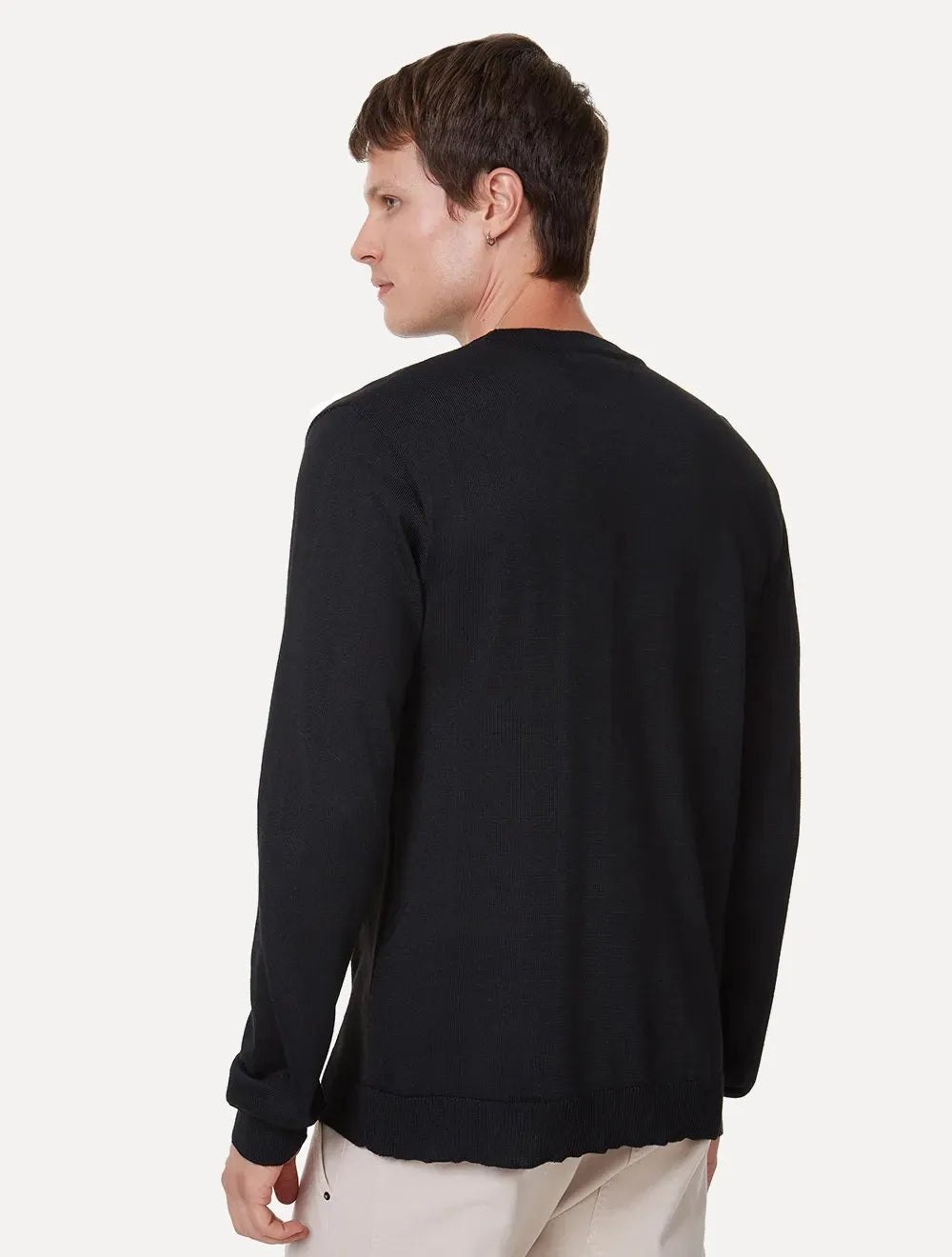 Tricot John John Masculino J Script Preto