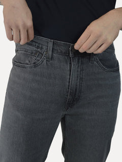 Calça Levis Jeans Masculina 514 Straight Stretch Cool Cinza