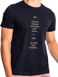 Camiseta Sergio K Masculina Alexasiri Azul Marinho