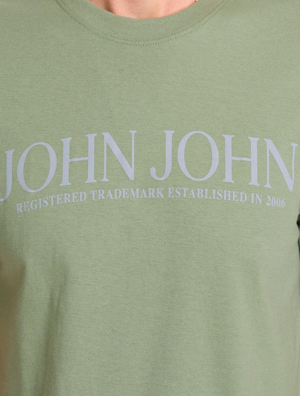 Camiseta John John Masculina Slim Fit Standard Verde Claro