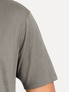 Camiseta John John Masculina Regular Fit JJ Flat Cinza Médio
