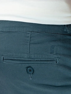 Bermuda Sergio K Chino Sarja Elastano Com Fivela S26 Azul Cobalto