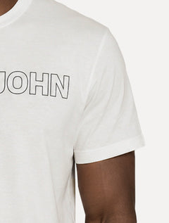 Camiseta John John Masculina Regular Fit On and Off Branca