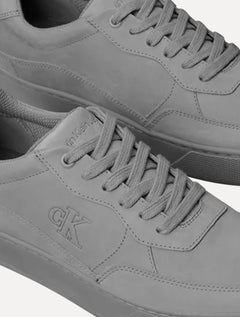 Tênis Calvin Klein Jeans Masculino Palito Side Nobuck Cinza