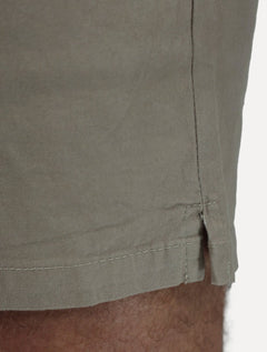 Short King & Joe Masculina Sarja Flex Twill Peach Cáqui Escuro