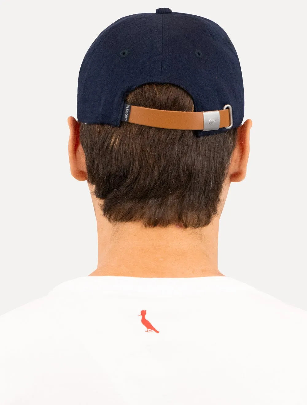 Boné Lacoste Gabardine Big Croco Azul Marinho