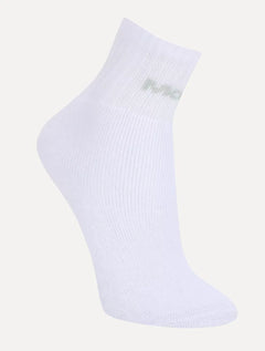 Meia Mash Esportiva Cano Curto Branca / Preta / Mescla Kit 3 Pares