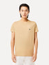Camiseta Lacoste Masculina Classic Pima Cotton Logo Cáqui Médio