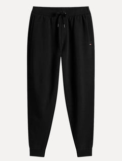 Calça Tommy Hilfiger Masculina Moletom Sweatpants Flag Logo Preto