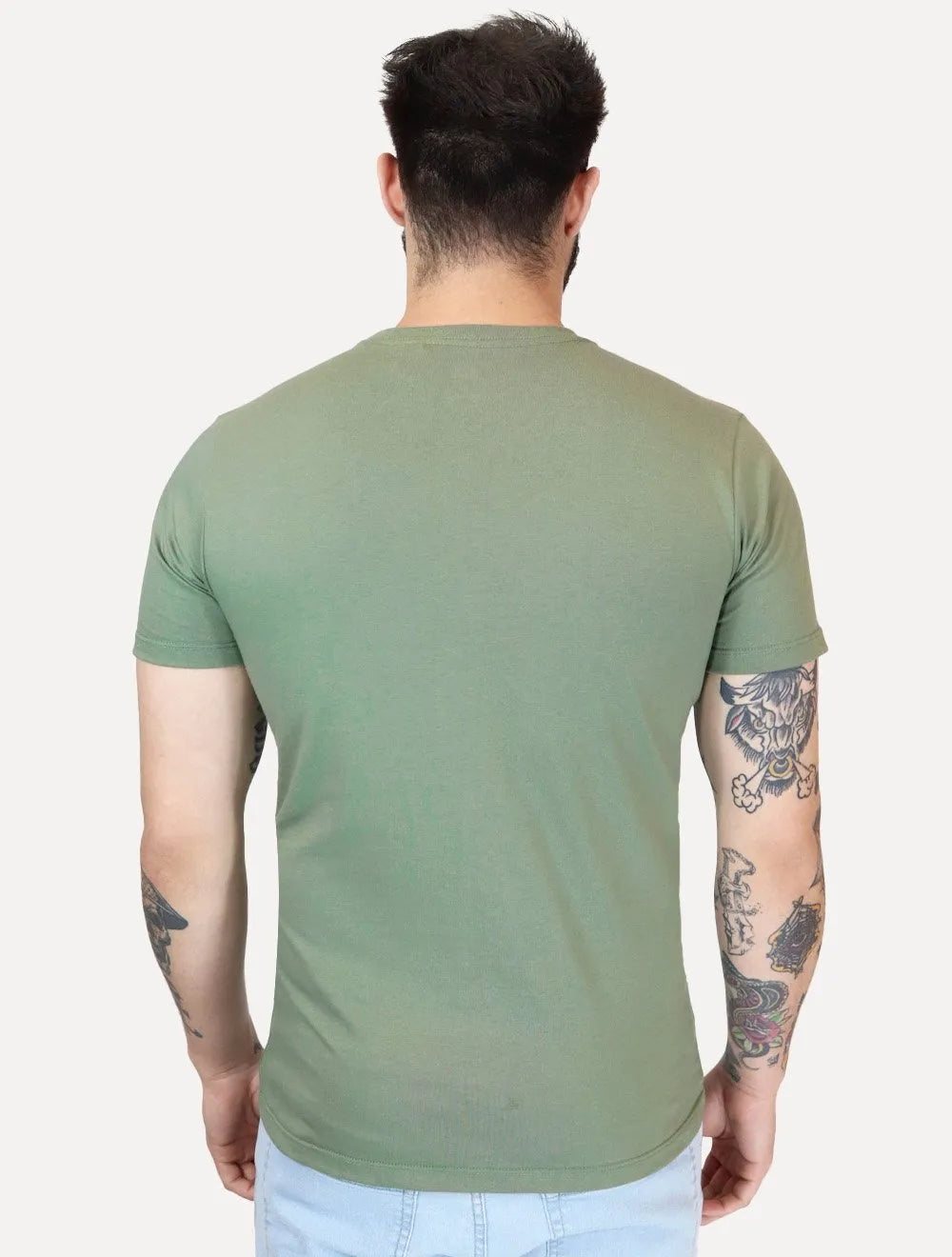 Camiseta Levis Masculina Slim Tab Sleeve Lisa Verde