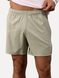 Short Calvin Klein Swimwear Elástico Liso Logo Lateral Cáqui Claro