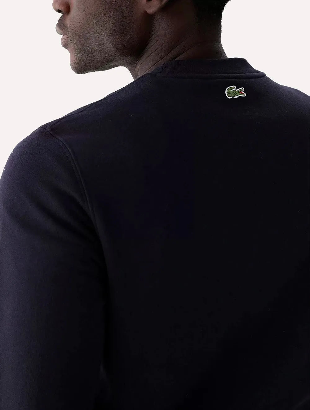 Moletom Lacoste Masculino Heavy Cotton Ball Print Azul Marinho