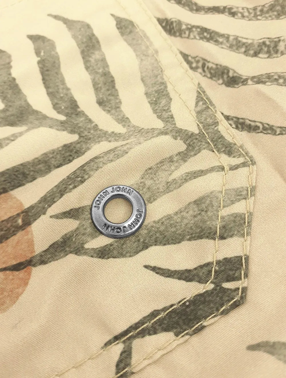 Short John John D'Água Masculino Palm Valley Cáqui Médio