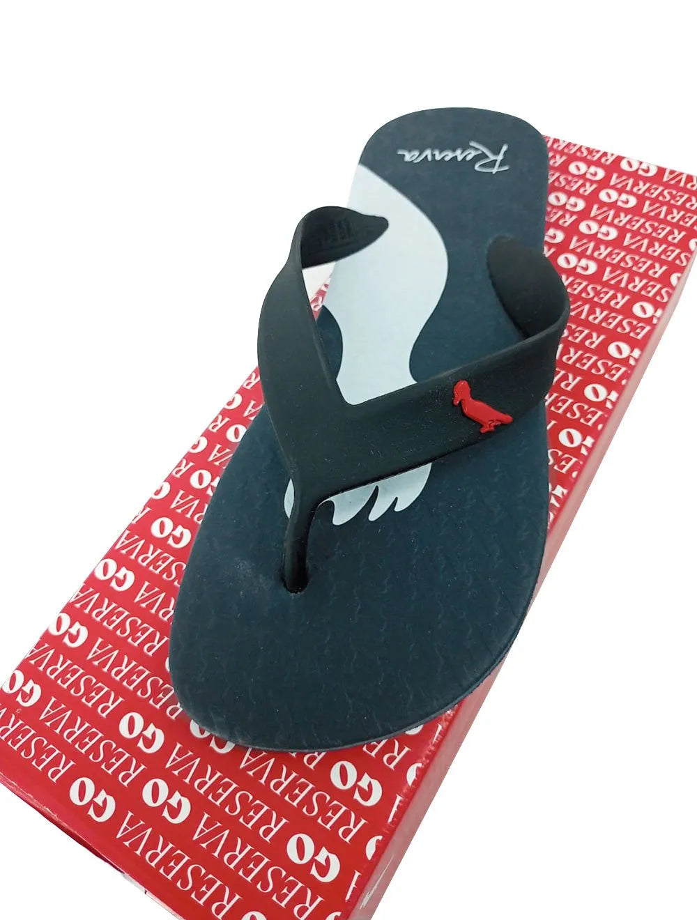 Chinelo Reserva Masculino Trancoso Woodpecker Marinho/Preto