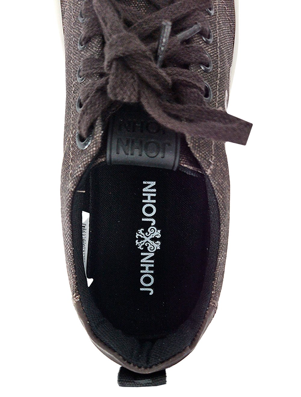 Tênis John John Masculino London Canvas Brown Marrom Escuro Mescla