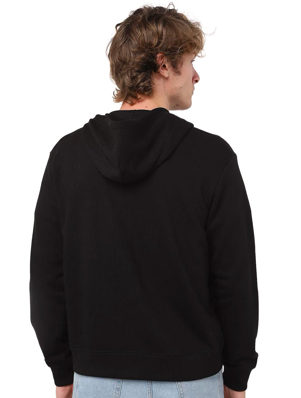 Moletom Ellus Masculino Hoodie Basico Easa Ziper Preto