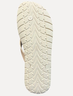 Chinelo Colcci Masculino Neto Maxi Logo Off White/Preto