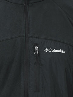 Blusa Columbia Masculina Fast Trek Overlay Full Zip Preta