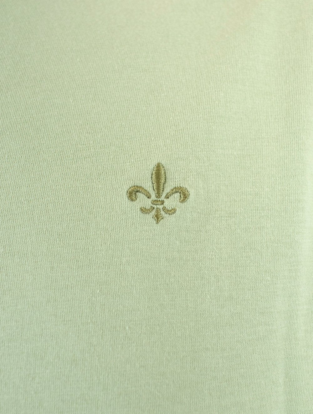Camiseta Dudalina Masculina Essentials Modal Logo Verde Claro