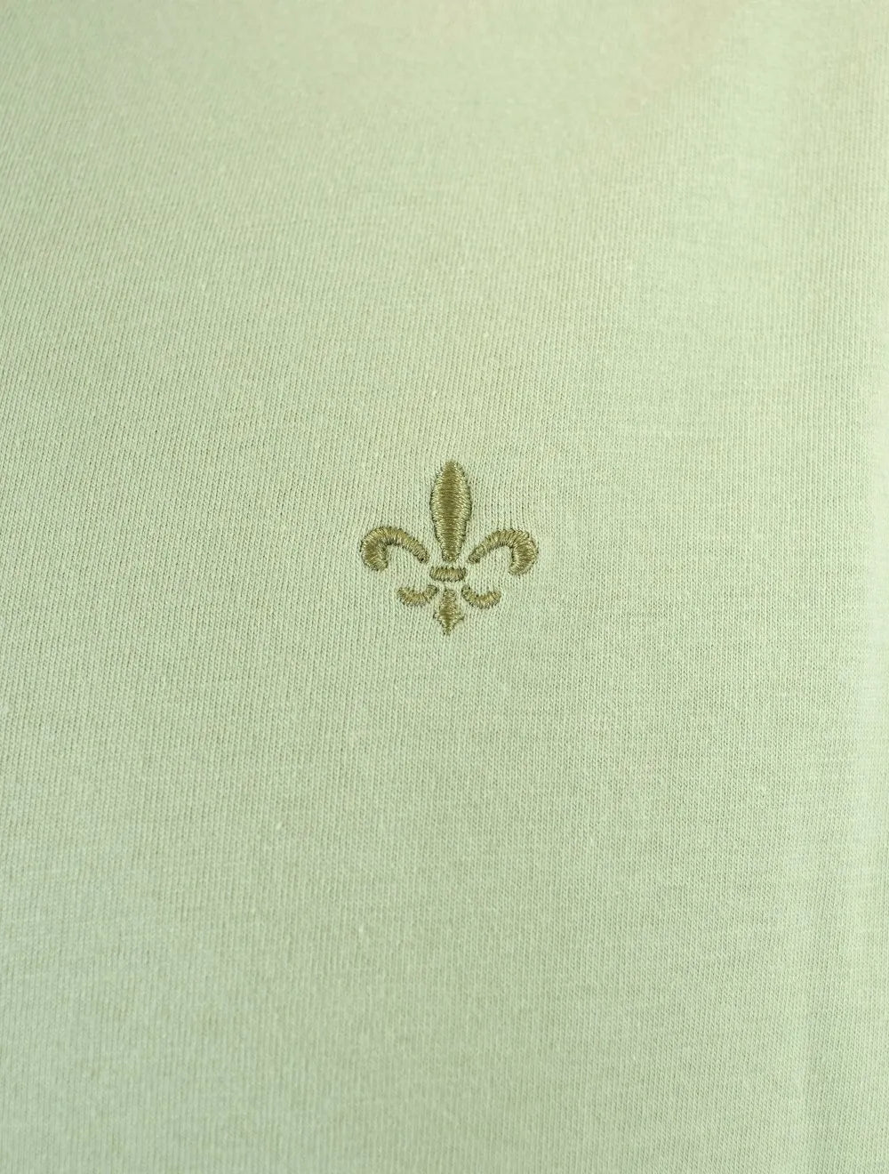Camiseta Dudalina Masculina Essentials Modal Logo Verde Claro