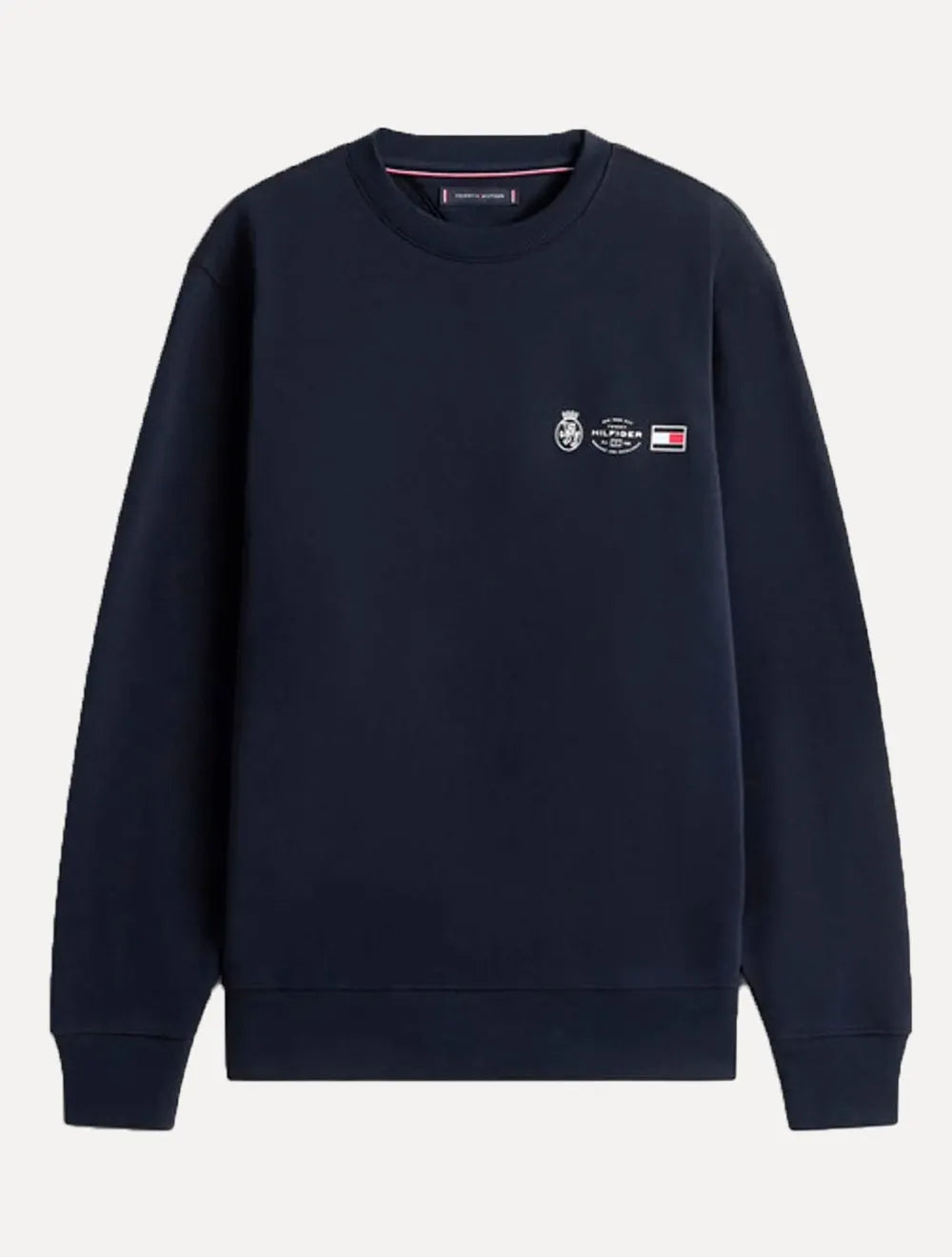 Moletom Tommy Hilfiger Masculino Treble Logos Azul Marinho