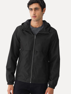 Jaqueta Dudalina Masculina Corta Vento Nylon Preta