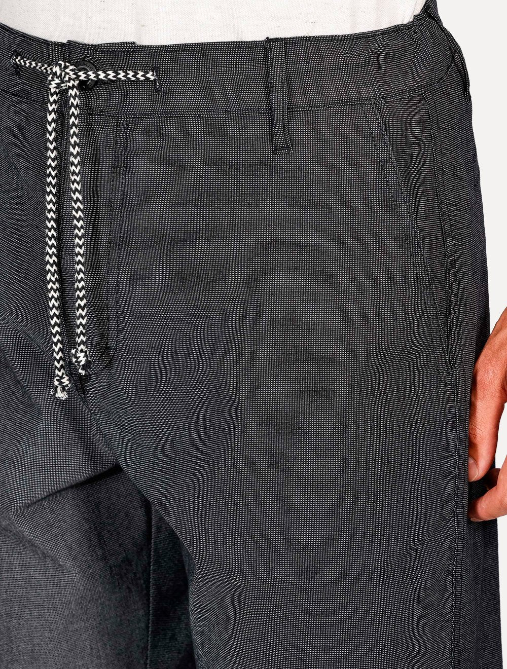 Bermuda Aramis Masculina Chino Cotton Sarja Preto Mescla